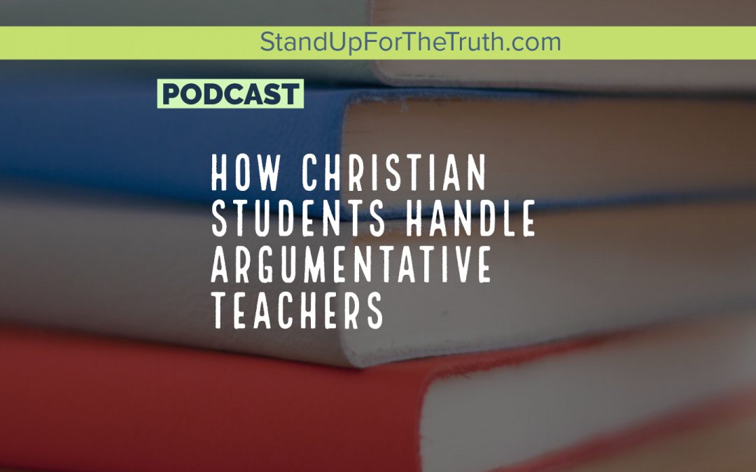 How Christian Students Handle Argumentative Atheist Teachers