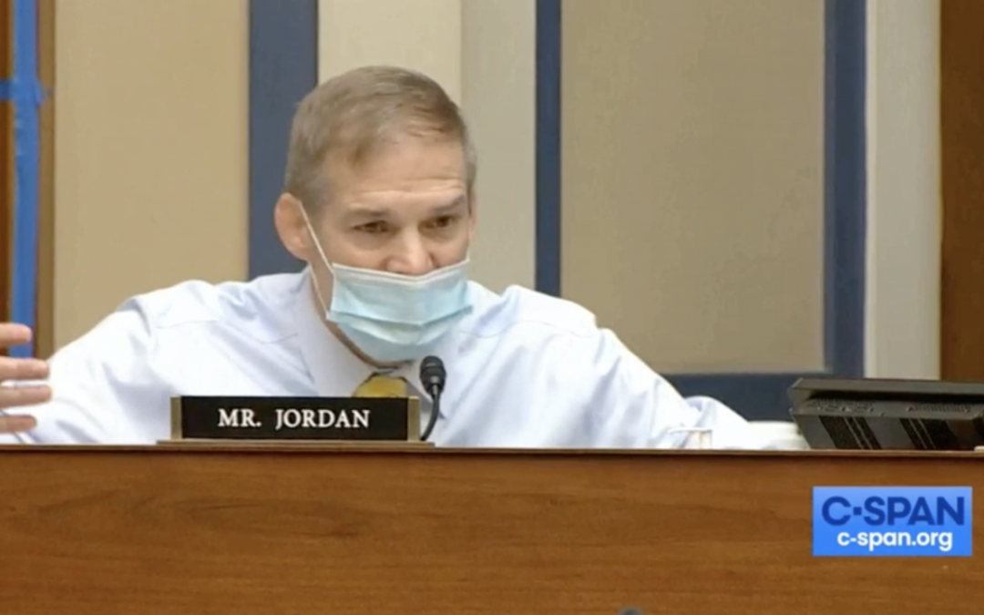 Rep. Jordan Asks Fauci if He Thinks ‘the Constitution Is Suspended’: ‘Are We Just Going to Continue This Forever?’